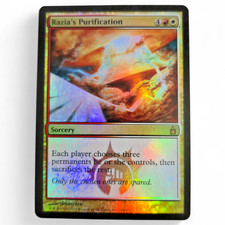 MTG Razias Purification Ravnica RAV 224 Foil Rare Red Sorcery Destroys Cards