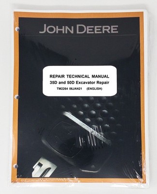 John Deere 35D, 50D Mini Excavator Technical Service Repair Manual - TM2264