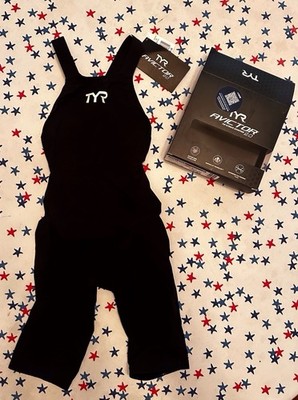 TYR Avictor 2.0 Women s Open Back One Piece Swimsuit Black Size 25