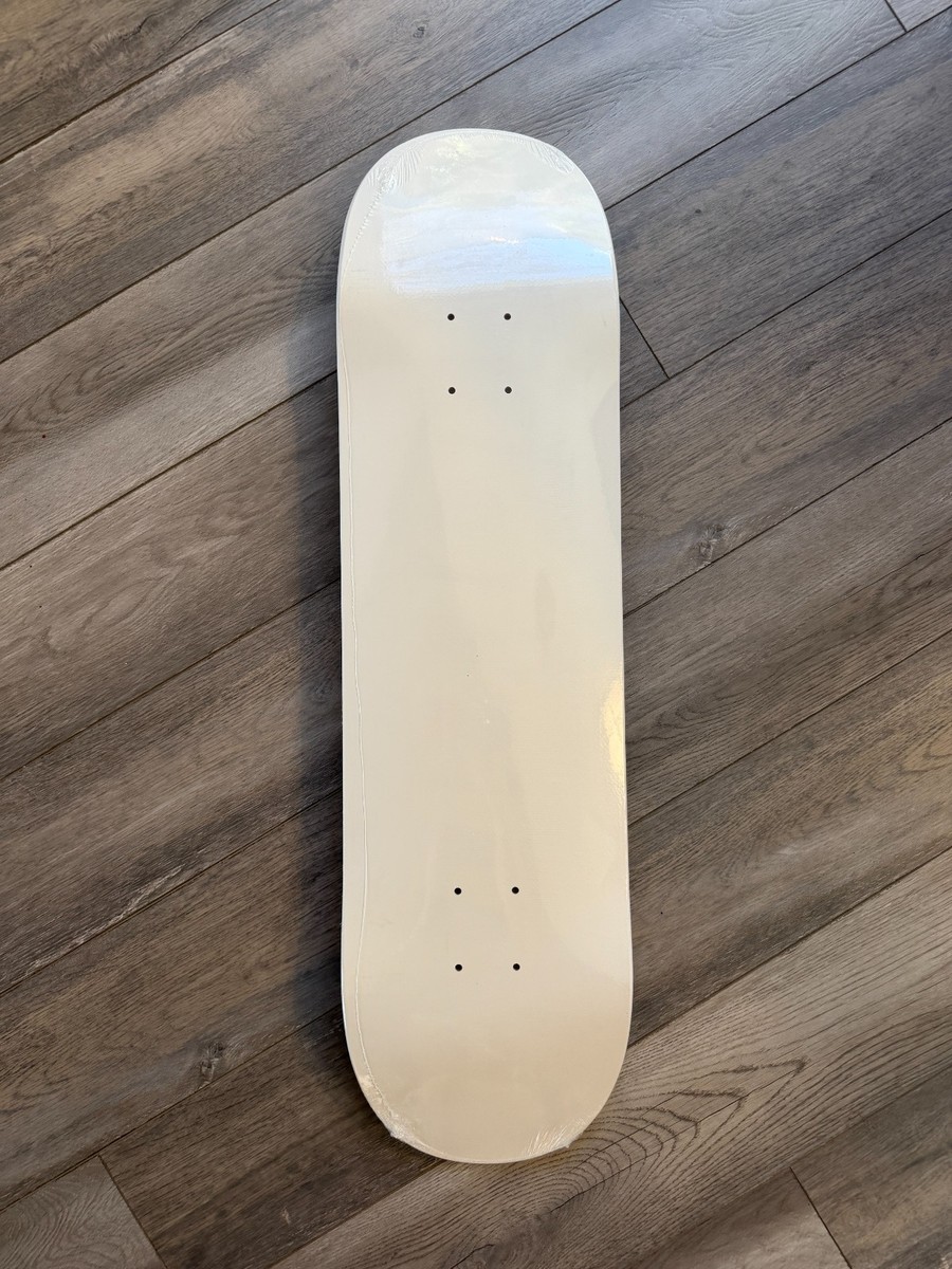 New Supreme / MM6 Maison Margiela White Scratch Off Skateboard