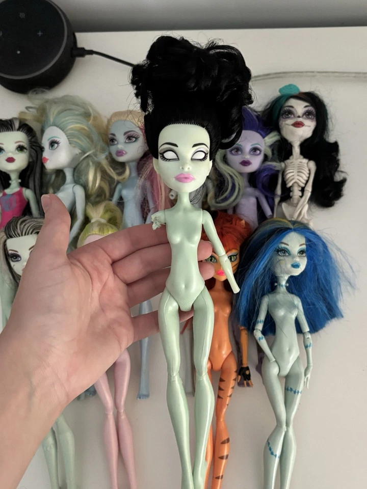 Lote de muñecas Monster High TLC piezas faltantes para reparación única Frankie Twyla Abbey Foto 4 de 4