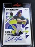 2023 Leaf Signature Series Cole Young #BA-CY1 1/1