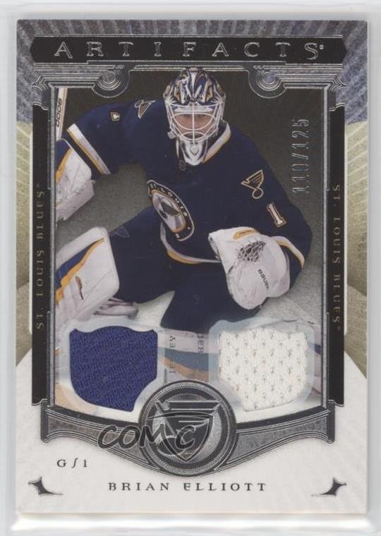 2015-16 Upper Deck Artifacts Materials 110/125 Brian Elliott #72 0y20