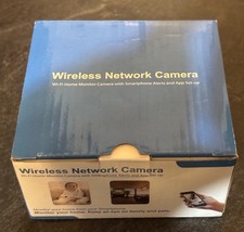 Wireless Wi-Fi IP Network Surveillance Camera Indoor Color White Plug-In Monitor