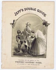 Civil War - 1865 - capture of Jefferson Davis - Sanitary Fair dedication - Rare!