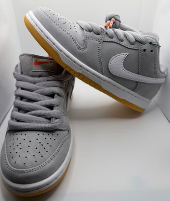 NIKE SB DUNK LOW PRO ISO Orange Label Wolf Grey Gum size 5 DV5464