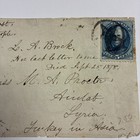 U.S. 179 5cent McKinley  1st Star Cancel Lancaster  PA. To Turkey — photo 3
