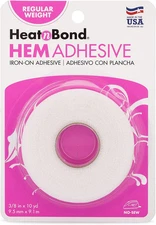 Hem Iron-On Adhesive, Regular Weight, White