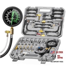 45-piece Pro Fuel Pressure Tester Kit 0-140 Psi Fluorescent Glow Gauge 45pcs 45-piece Pro Fuel Pressure Tester Kit 0-140 Psi Fluorescent Glow Gauge 45pcs