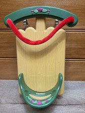 Vtg 1998 Fisher Price Briarberry Bear Toy Sled 8-3/4" L x 5" W x 4" H