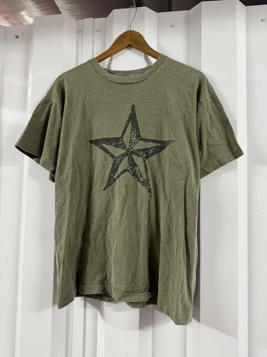 R.E.M Monster Concert Shirt Large Green Star REM Fr 1990s vintage concert t-shirt, vintage, size L, single stitch, B+ condition