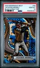 🔥 2024 BOWMAN'S BEST JACKSON MERRILL BLUE X-FRACTOR ROOKIE /150 GEM MINT PSA 10