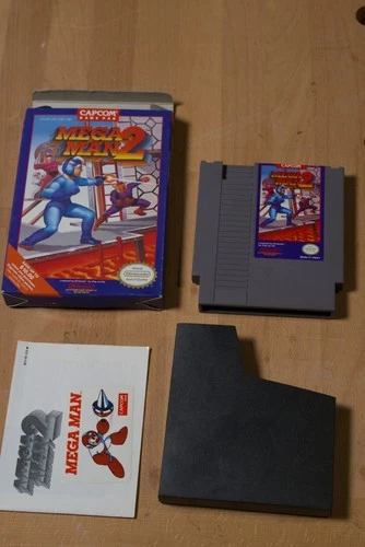 Mega Man 2 (Nintendo NES, 1989) CIB Box Manual Sleeve Untested Authentic