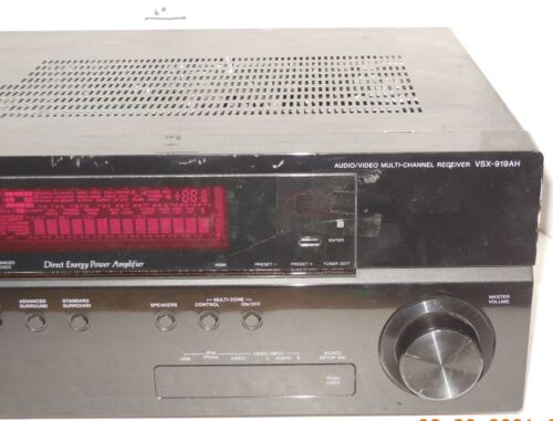Pioneer VSX-919AH-K HDMI AM FM Dolby Pro Logic DTS Stereo Receiver No REMOTE - Picture 3 of 10
