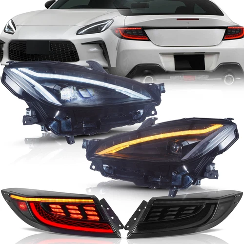 For 2022 23 2024 Toyota GR86 /Subaru BRZ VLAND Headlights+Taillights W/Animation - Picture 1 of 17