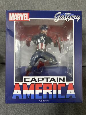 Marvel Gallery Captain America PVC Diorama 9 Inch