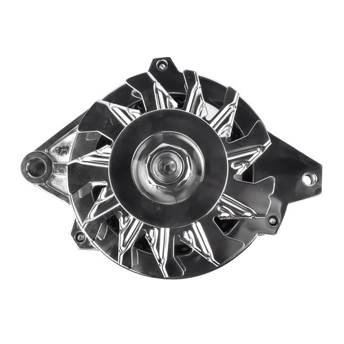 180A 12V Chrome Alternator 1 Wire for Chevy GM BBC SBC 305 350 396 454 1985-1993 - Picture 7 of 12