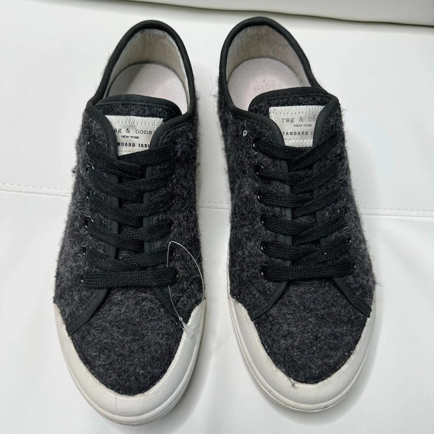 Zapatillas deportivas Rag & Bone para hombre EU 41 US 8 edición estándar lana gris oscuro zapatos con cordones Foto 3 de 4