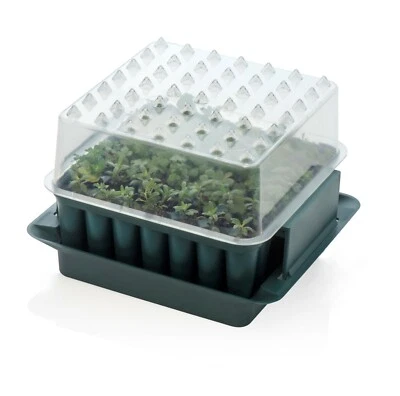 PEST FREE GARDENING AGRALAN Compact Plug Plant Trainer Propagator Seed Sowing Seedling Tray Pot