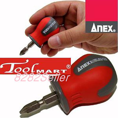 ANEX 1580-P Stubby Screwdriver Mini Short A replacement drive that can be used