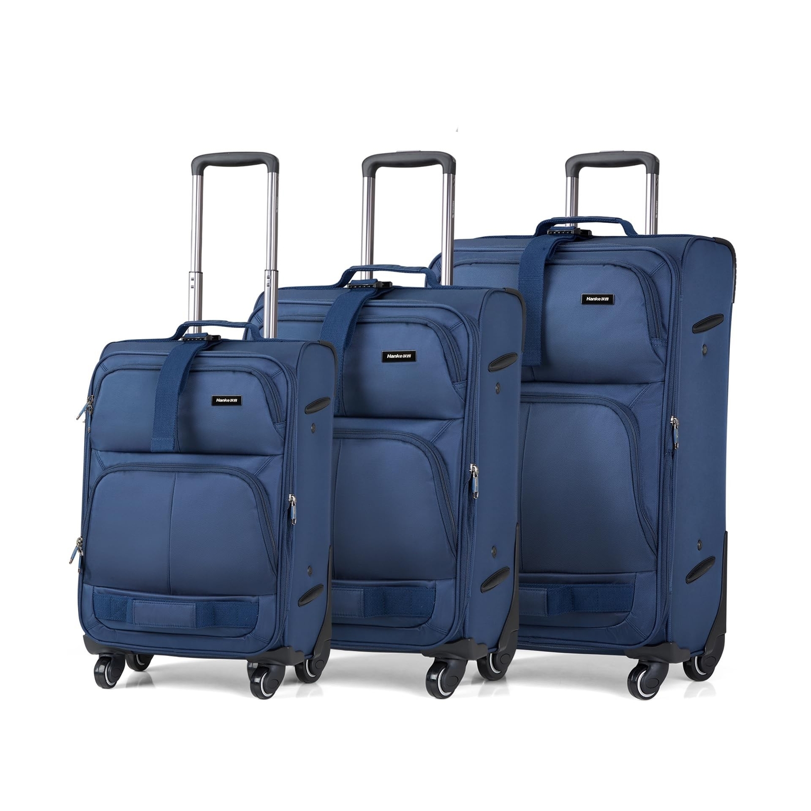 Sets Softside Expandable Luggage With Spinner Wheels Ts...