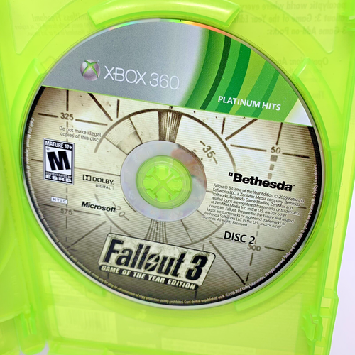 Fallout 3 GOTY Xbox 360 Game of the Year Edition Complete No Map Tested - Picture 5 of 9