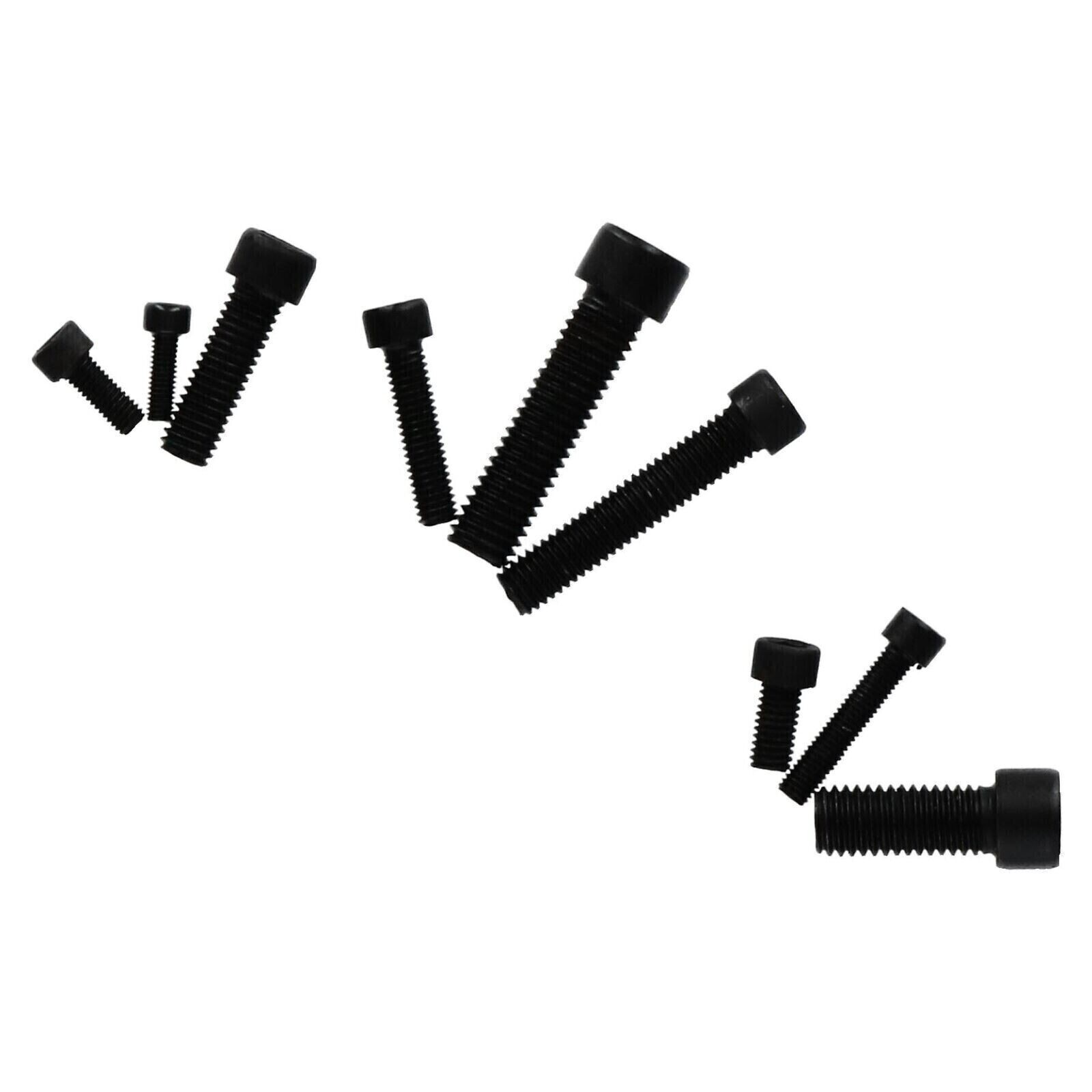 106pc Hex Allen Cap Head Bolts M4 M10 Carbon Steel Bolt Kits Black