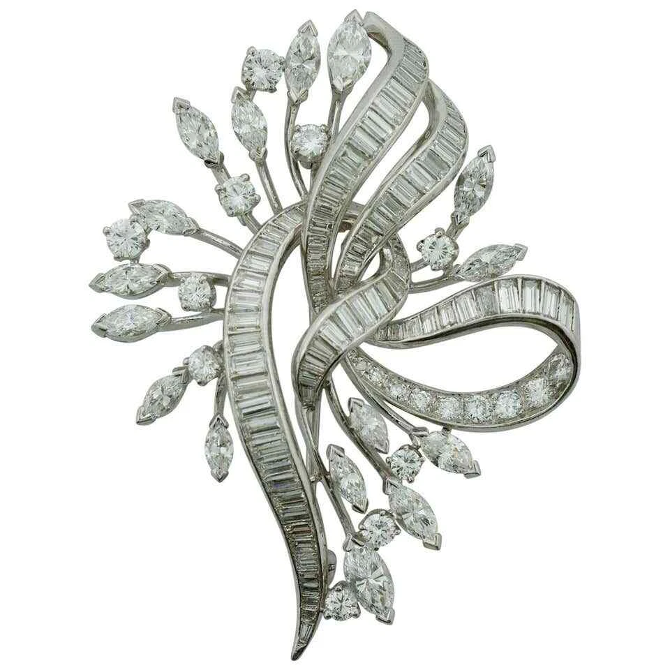 Cubic zirconia brooch online