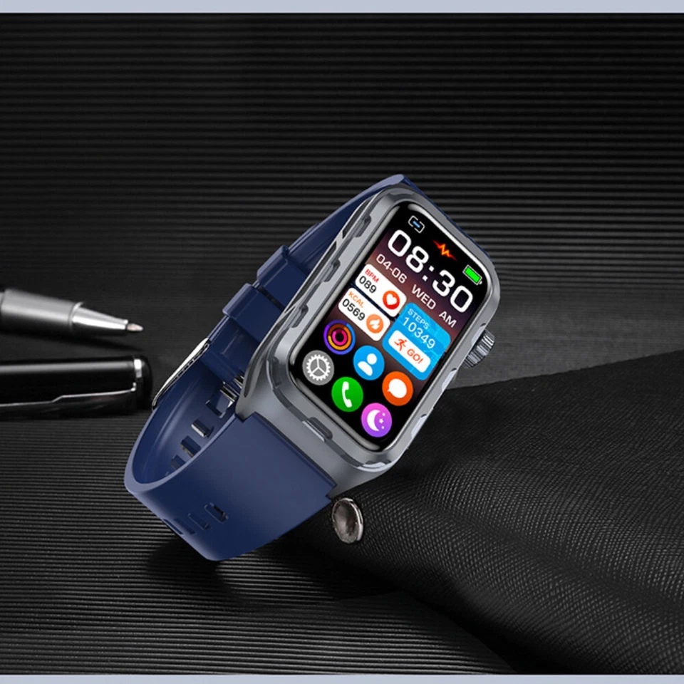 Smart Watch Men Women Fitness Tracker Blood Pressure Heart Rate Sport Watches - Image 3 of 4