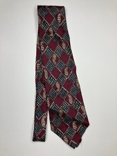 Croft  Barrow Mens Formal Necktie 59"Lx4"W Multicolor Neck Tie