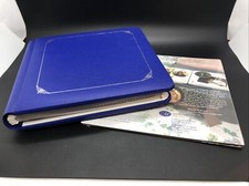 Creative Memories 7 X 7 Album Royal Blue Baby Boy Premade W/ Page Protectors