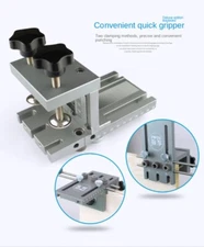 3-in-1 Hole Punch Locator Round Dowel Punch Drill Woodworking Cabinet Opener