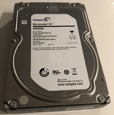 Seagate ST4000DX000 Barracuda XT 400gb 7200RPM SATA 16MB Cache 3.5''