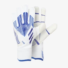 Adidas Predator GL Pro Finger Save Soccer Gloves White Blue Size 11.5 HC7817