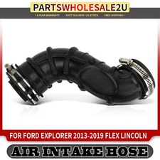 Engine Air Intake Hose w/ Clamps for Ford Explorer Flex Lincoln MKS DG1Z9R530A