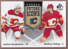 2021-22 SP Authentic Future Icons #FI5 Adam Ruzicka & Andrew Mangiapane /399