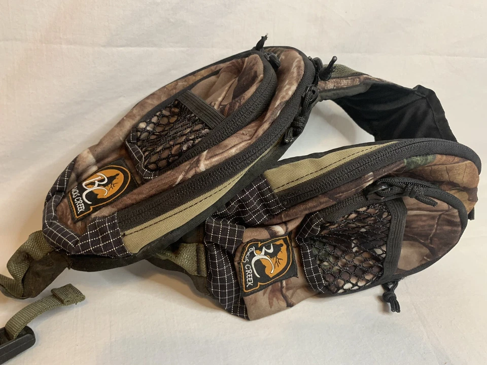 Riñonera de caza Black Creek Guide Gear cinturón camuflaje ajustable con cremallera Foto 3 de 4