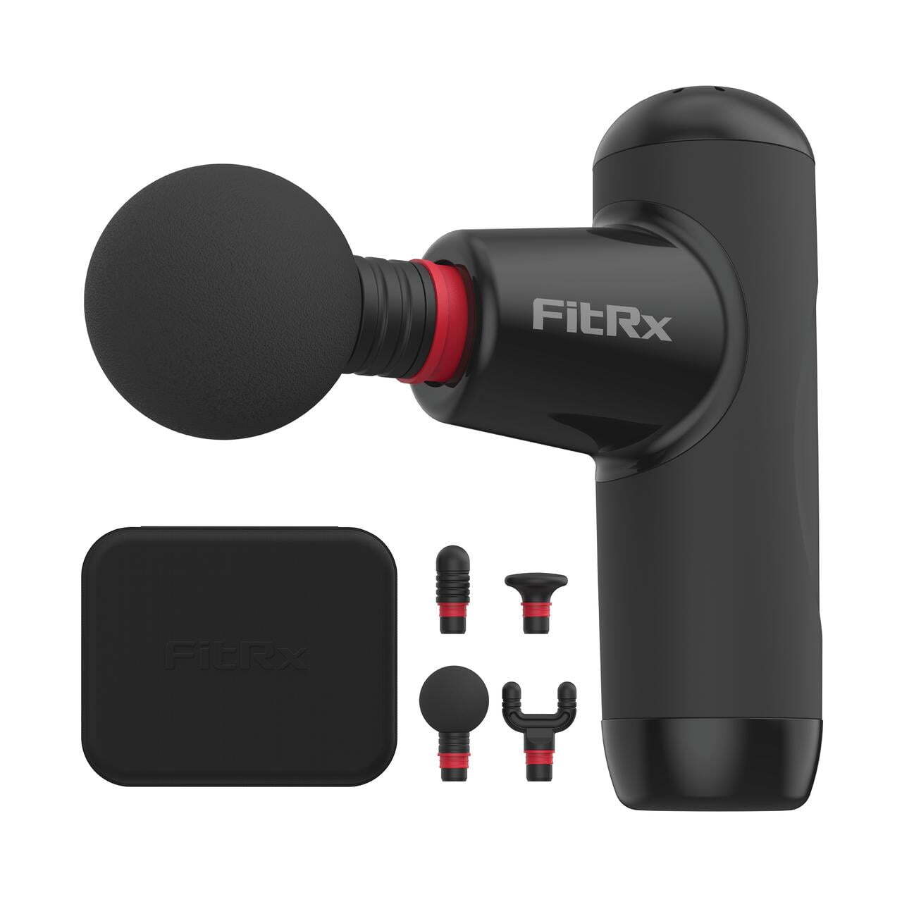 FitRx Mini Pro Massage Gun, Handheld Deep Tissue Massager Arms
