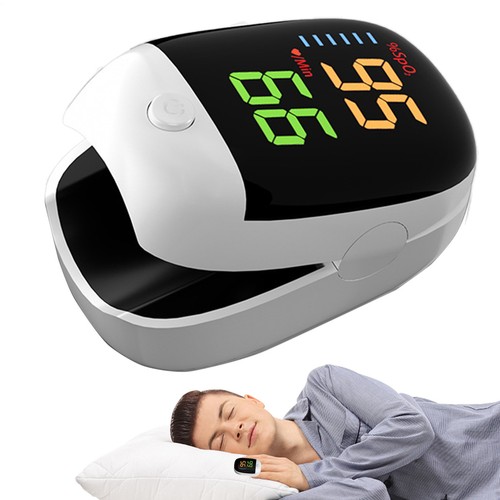 Finger Tip Pulse Oximeter Meter SpO2 Oxygen Saturation rate Heart Blood Monitor - Picture 2 of 12