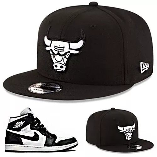 New Era Chicago Bulls Snapback Hat Match Air Jordan Retro 1 High