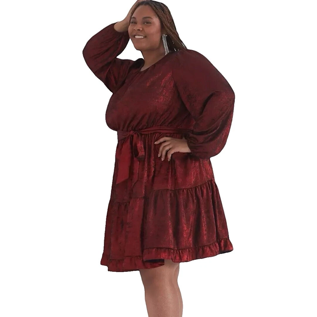 Lane Bryant Knee Length Long Sleeve Dresses for Women