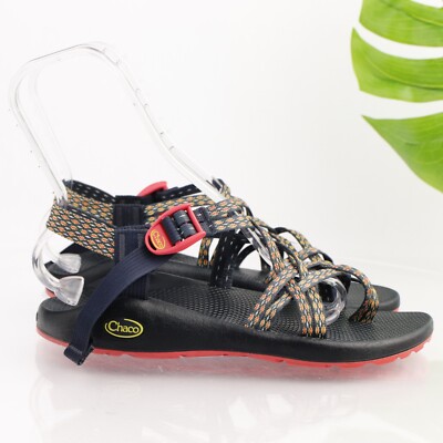 Chaco Womens ZX2 Classic Sandal Size 11 Navy Orange Crest Citrus
