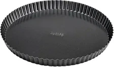 Chicago Metallic Tart Quiche Pan Professional Round 11'' Armor Glide Non Stick
