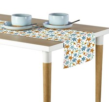Gingerbread Men  Snowflakes Table Runners - 12"x72" or 14"x108"