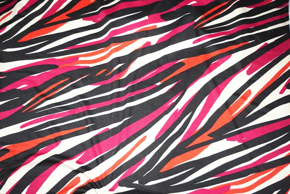 Swirl Winter Sweater Knit Fabric Abstract Stripe Apparel Funky Fun By the Yard - Image 3 of 4