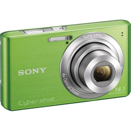 Sony Cyber Shot DSC-W610 14.1MP 4.0x Optical Zoom Digital Camera Green 85% New