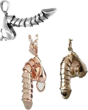 Fun Stand Up Pendant Ornament,Alloy Erectable Pendant Size 2.36 inch