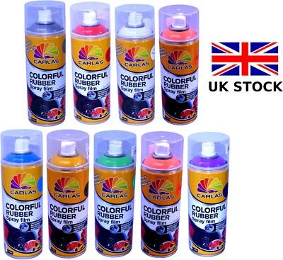 CARLAS Rubber Aerosol Paint Dip, Wrap, Spray on, Peel Off, BEST DEAL