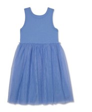 Wonder Nation Girl's Blue Sleeveless Tutu Dress Size XL 14-16 NEW