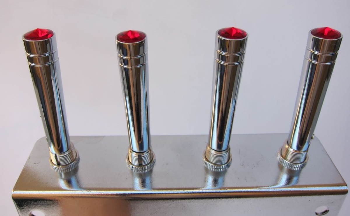 Lowrider Hydraulics Toggle Switch & Panel & Wire & red extension
